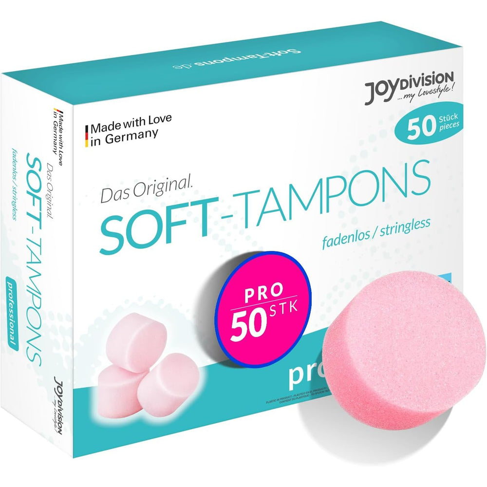 
            
                Load image into Gallery viewer, JOY DIVISION Soft Tampon Menstrual Sponges - Professional (50 Pack)
            
        