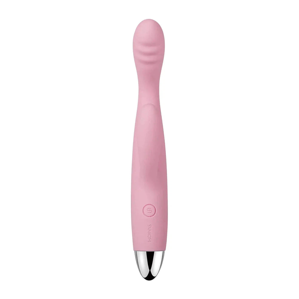 
            
                Load image into Gallery viewer, SVAKOM Cici Slim Plus Flexible Rabbit G-Spot &amp;amp; Clitoris Vibrator - Pale Pink
            
        