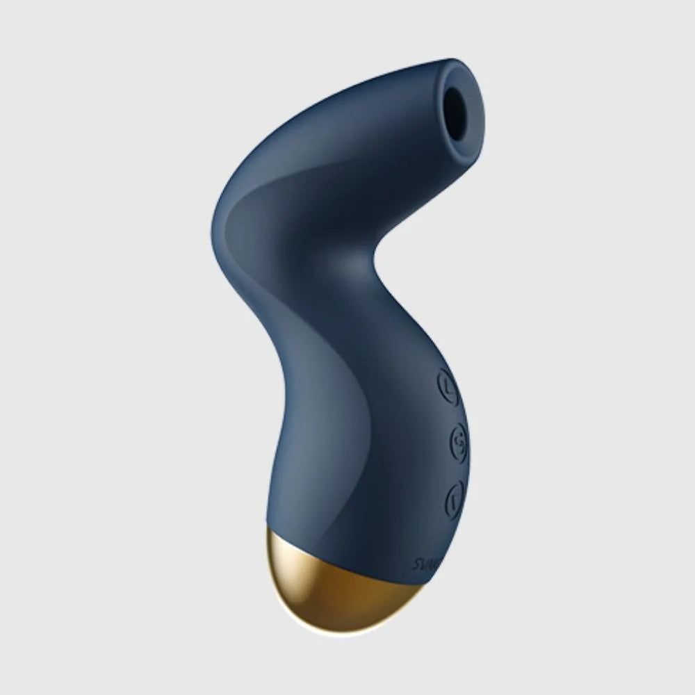 SVAKOM Pulse Pure Deep Suction Clitoral Stimulator - Navy Blue