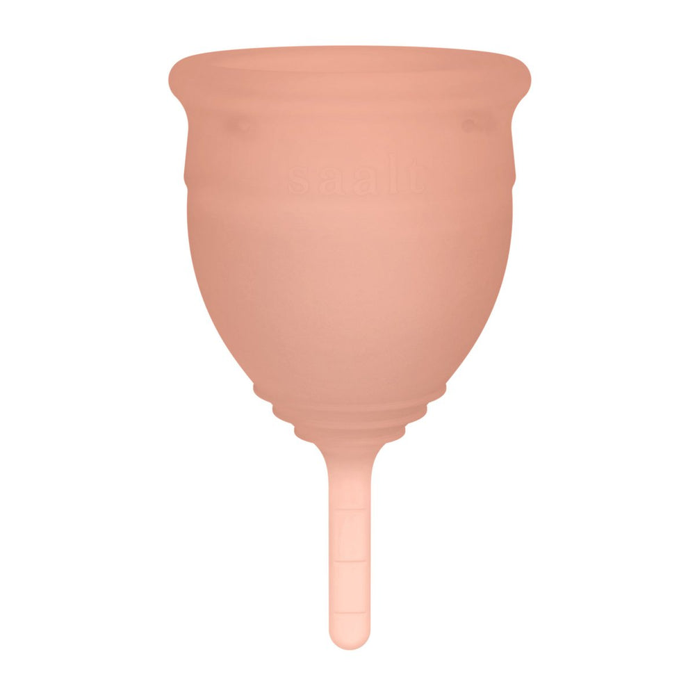 SAALT Menstrual Cup Duo Pack Soft - Small Desert Blush & Regular Mist Grey