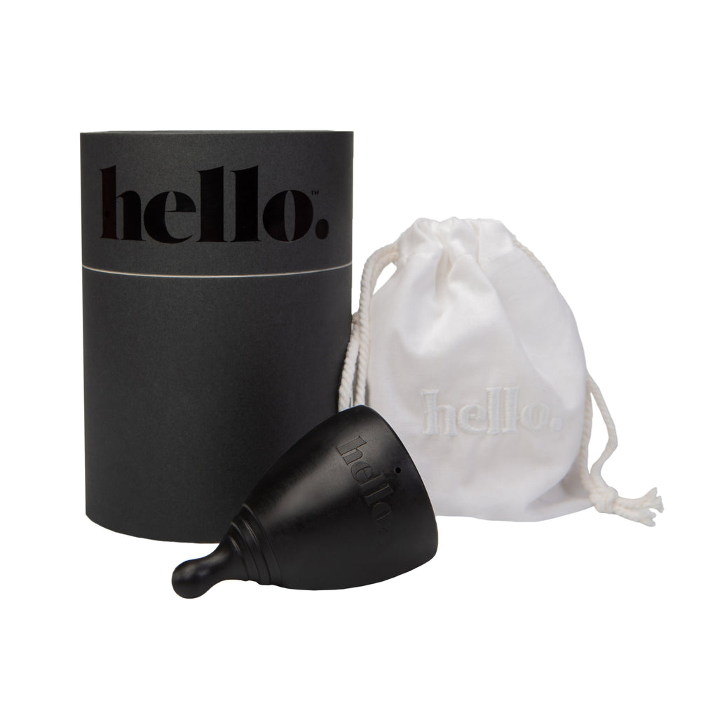 
            
                Load image into Gallery viewer, HELLO Menstrual Cup - Large Black
            
        