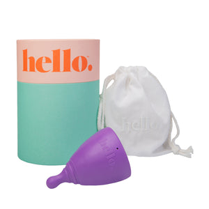HELLO Menstrual Cup - Large Purple