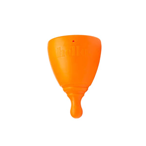 HELLO Menstrual Cup - Small/Medium Orange