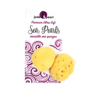 
            
                Load image into Gallery viewer, JADE &amp;amp; PEARL Reusable Sea Pearl Premium Ultra Soft Menstrual Sponge - Large (2 Pack)
            
        