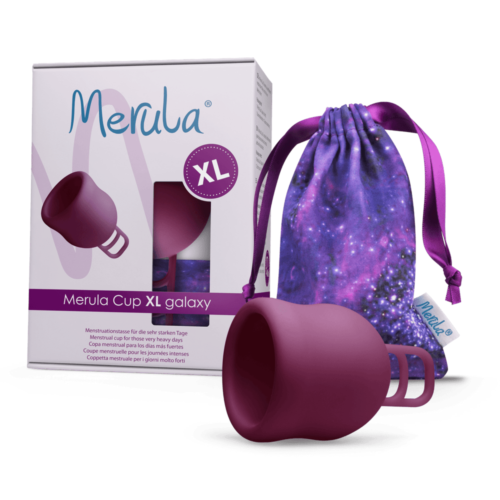 MERULA Menstrual Cup XL - Galaxy (Violet Purple)