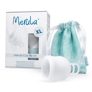 MERULA Menstrual Cup XL - Ice (White)
