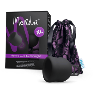 MERULA Menstrual Cup XL - Midnight (Black)