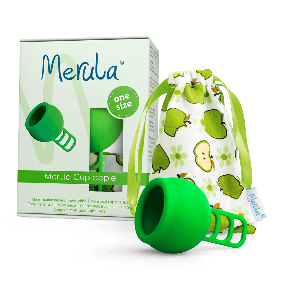 MERULA Menstrual Cup One Size - Apple (Green)