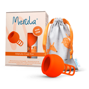 
            
                Load image into Gallery viewer, MERULA Menstrual Cup One Size - Fox (Orange)
            
        