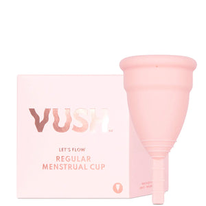VUSH Let's Flow Menstrual Cup - Regular