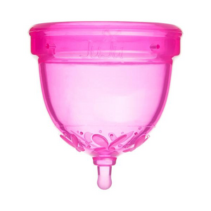 JUJU Menstrual Cup - Model 4 (Low Cervix) Pink