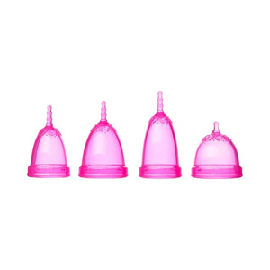 JUJU Menstrual Cup - Model 4 (Low Cervix) Pink