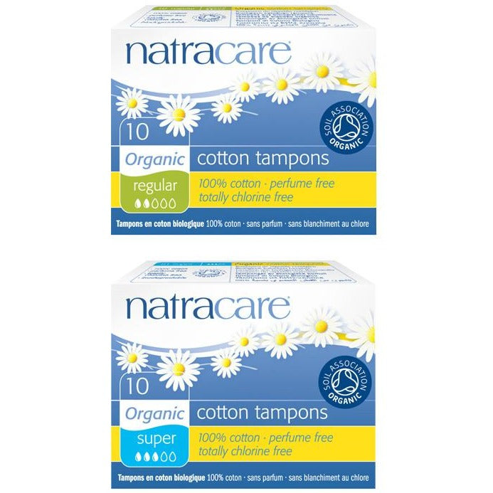NATRACARE Organic Tampons - Super (20 Tampons)