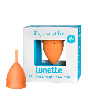 LUNETTE  Menstrual Cup - Model 1 Coral Orange